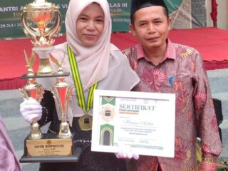 Hauna Azkia Peraih Prediket Santri Berprestasi di Dayah Terpadu Inshafuddin 2024