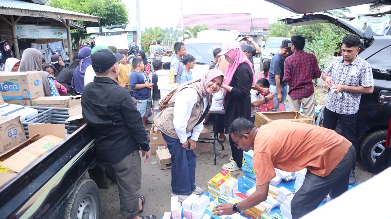 Mobil Klinik FDP di Bireuen, Anak-anak Korban Banjir Dominan Alami Gangguan Pernapasan