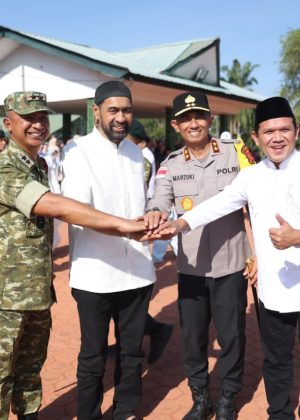 Wagub Aceh Dampingi Presiden Prabowo Shalat Idul Fitri di Aceh Tamiang